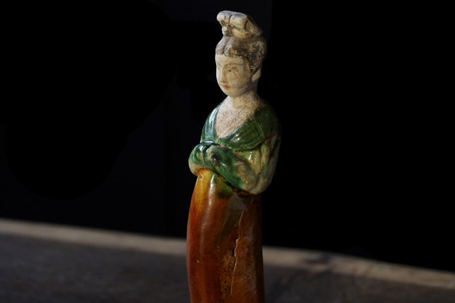 Tang Sancai Female Figurine (Tang Dynasty)