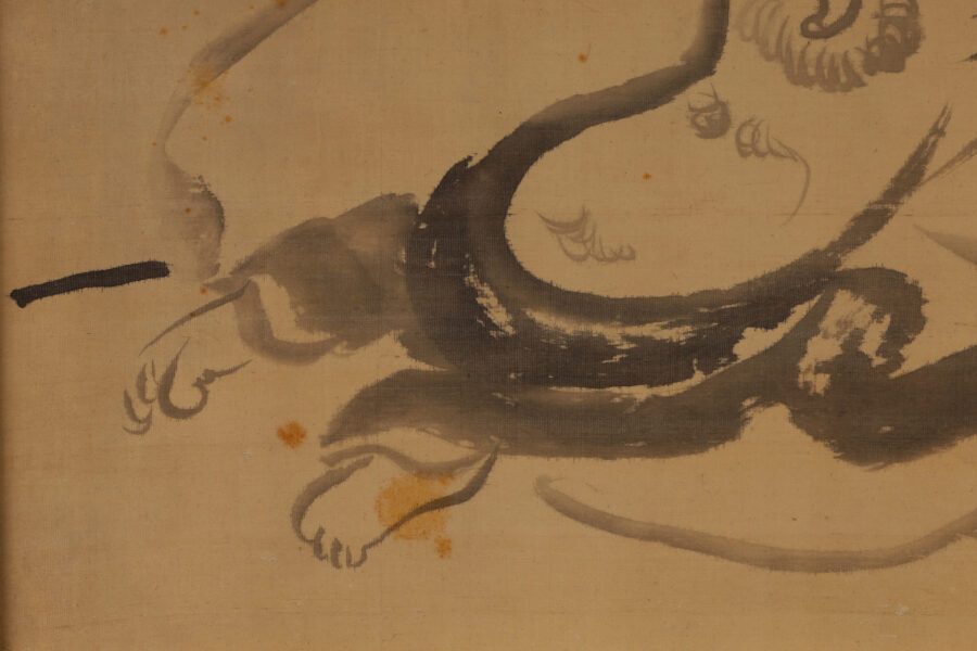 あくび布袋画賛（仙厓義梵）-4