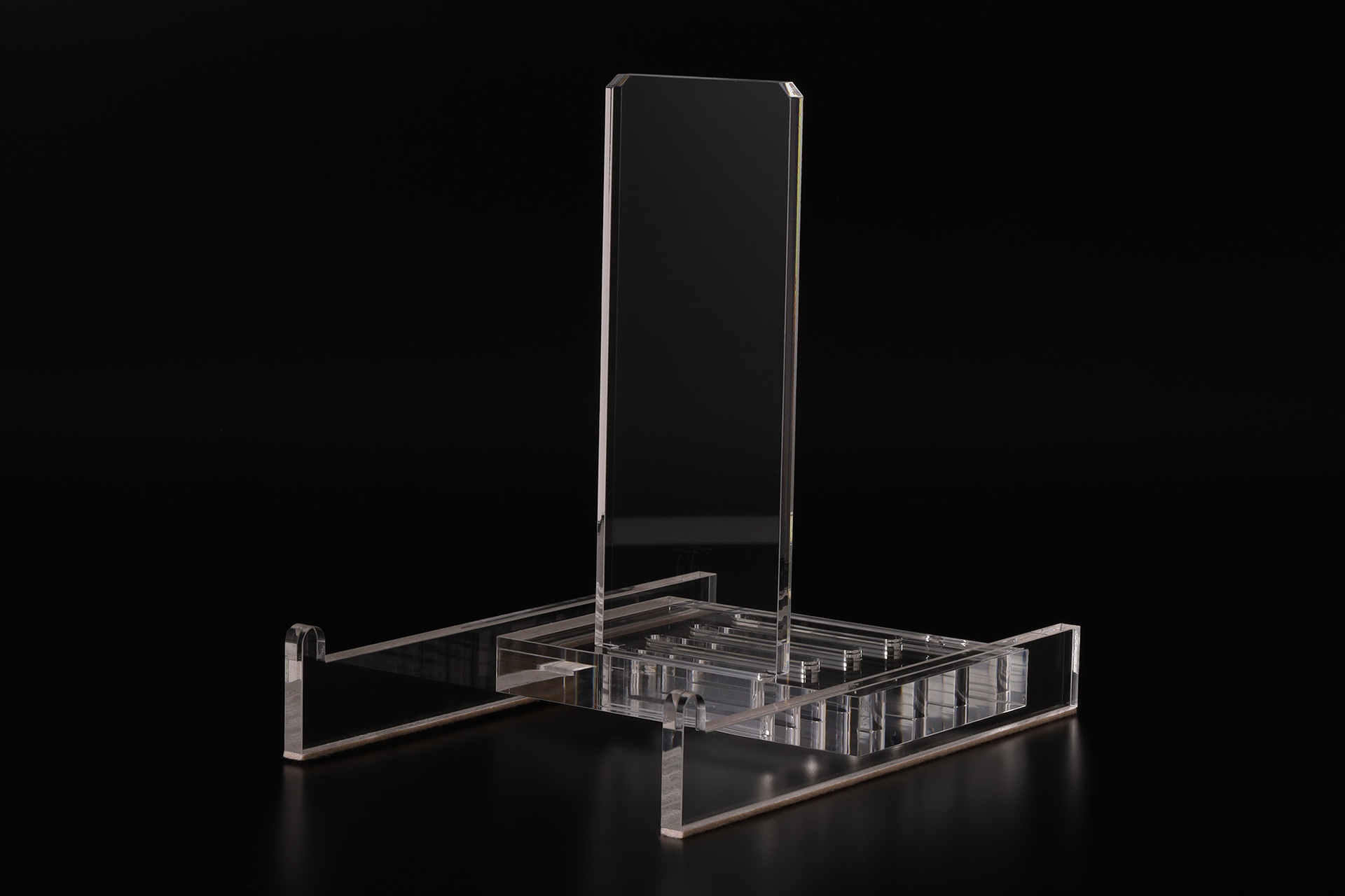 アクリル皿立て（大皿用）-1