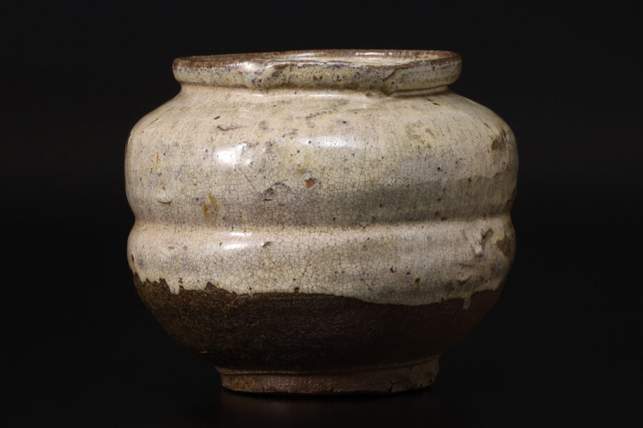 古高取斑釉壺（江戸時代 / 内ヶ磯窯）-1