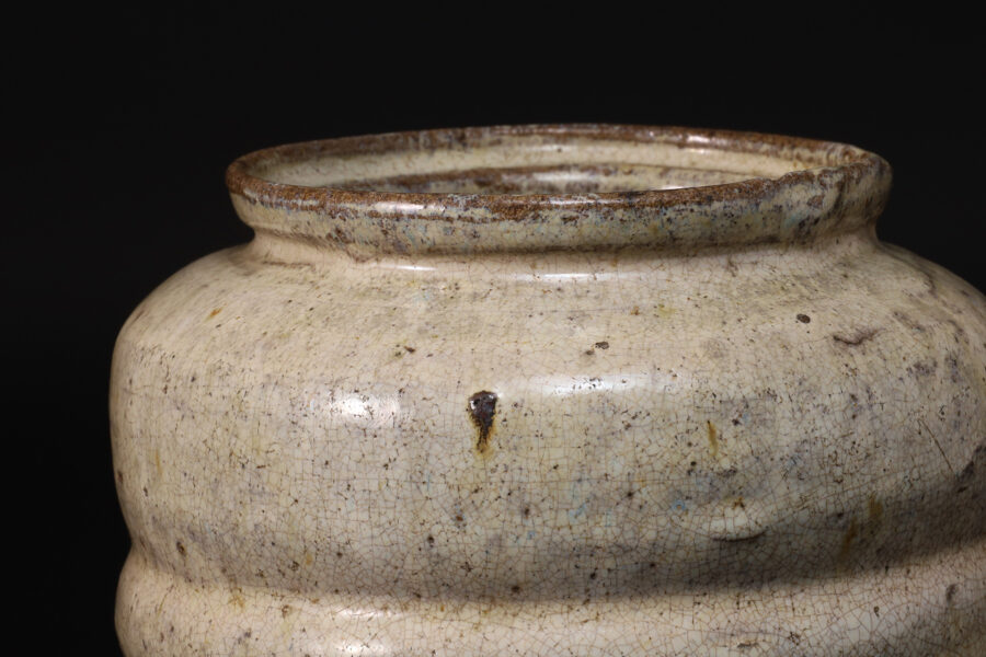 古高取斑釉壺（江戸時代 / 内ヶ磯窯）-3