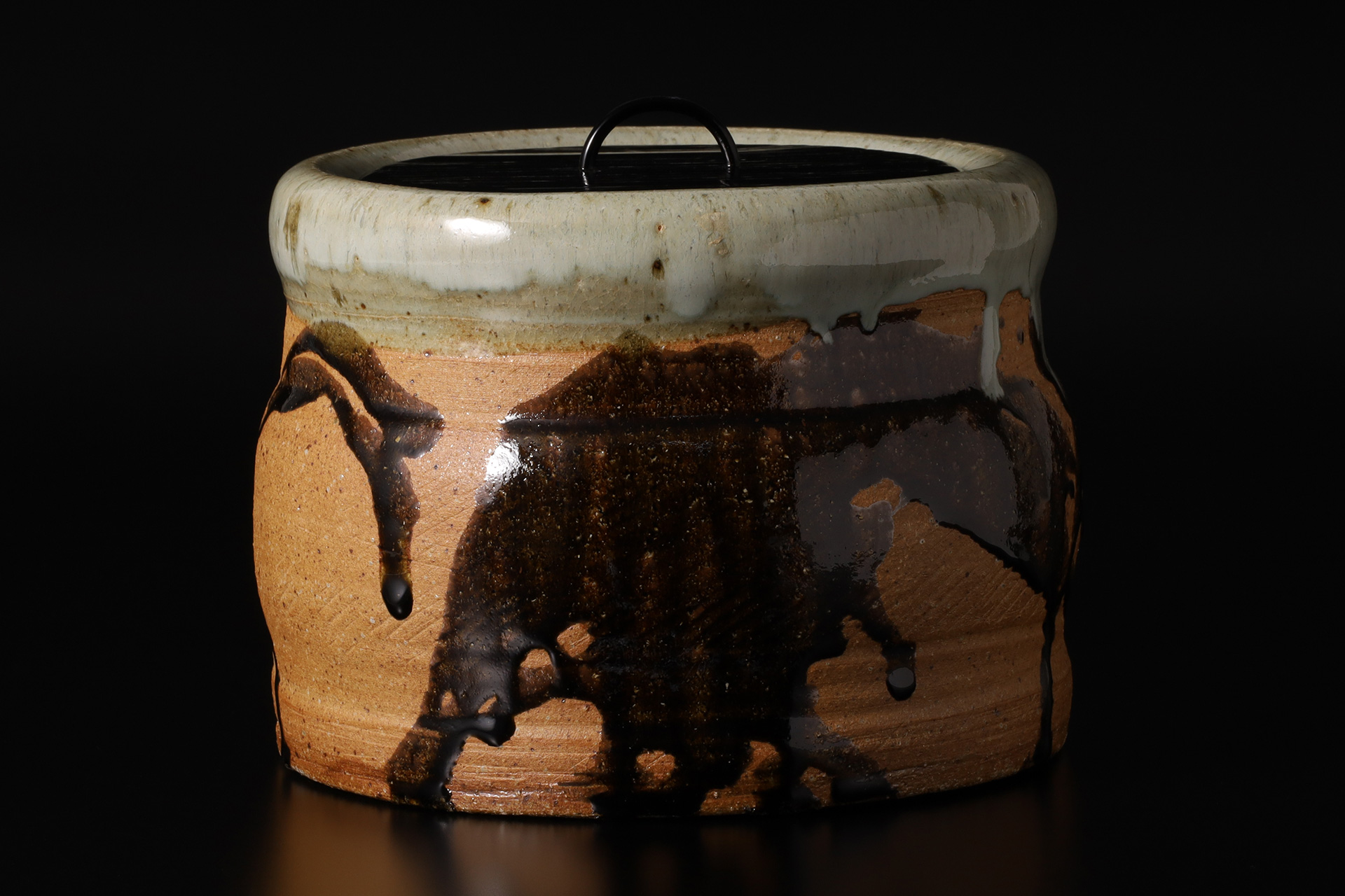 朝鮮唐津水指（中里無庵）-2