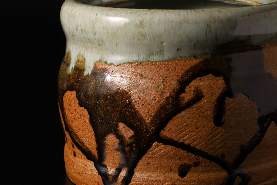 朝鮮唐津水指（中里無庵）-3