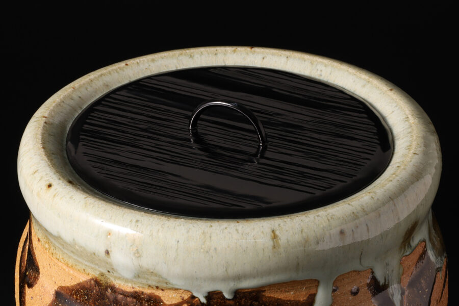 朝鮮唐津水指（中里無庵）-7