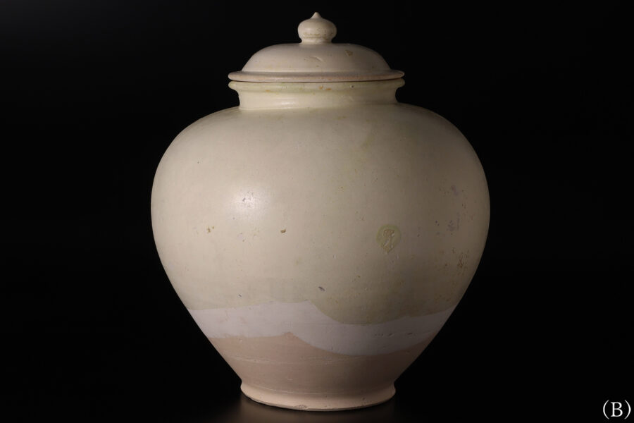 唐白磁万年壷（一対 / 唐時代 / 所載品）-15