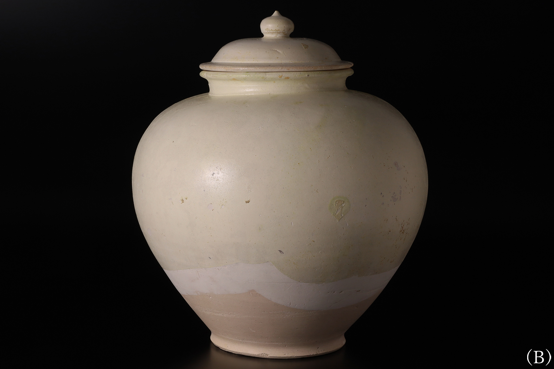 唐白磁万年壷（一対 / 唐時代 / 所載品）-15