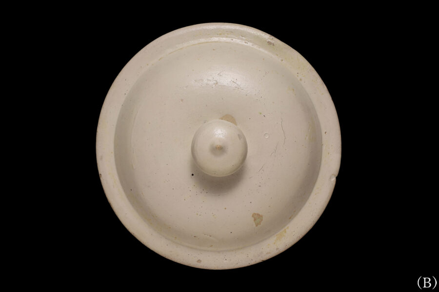 唐白磁万年壷（一対 / 唐時代 / 所載品）-19