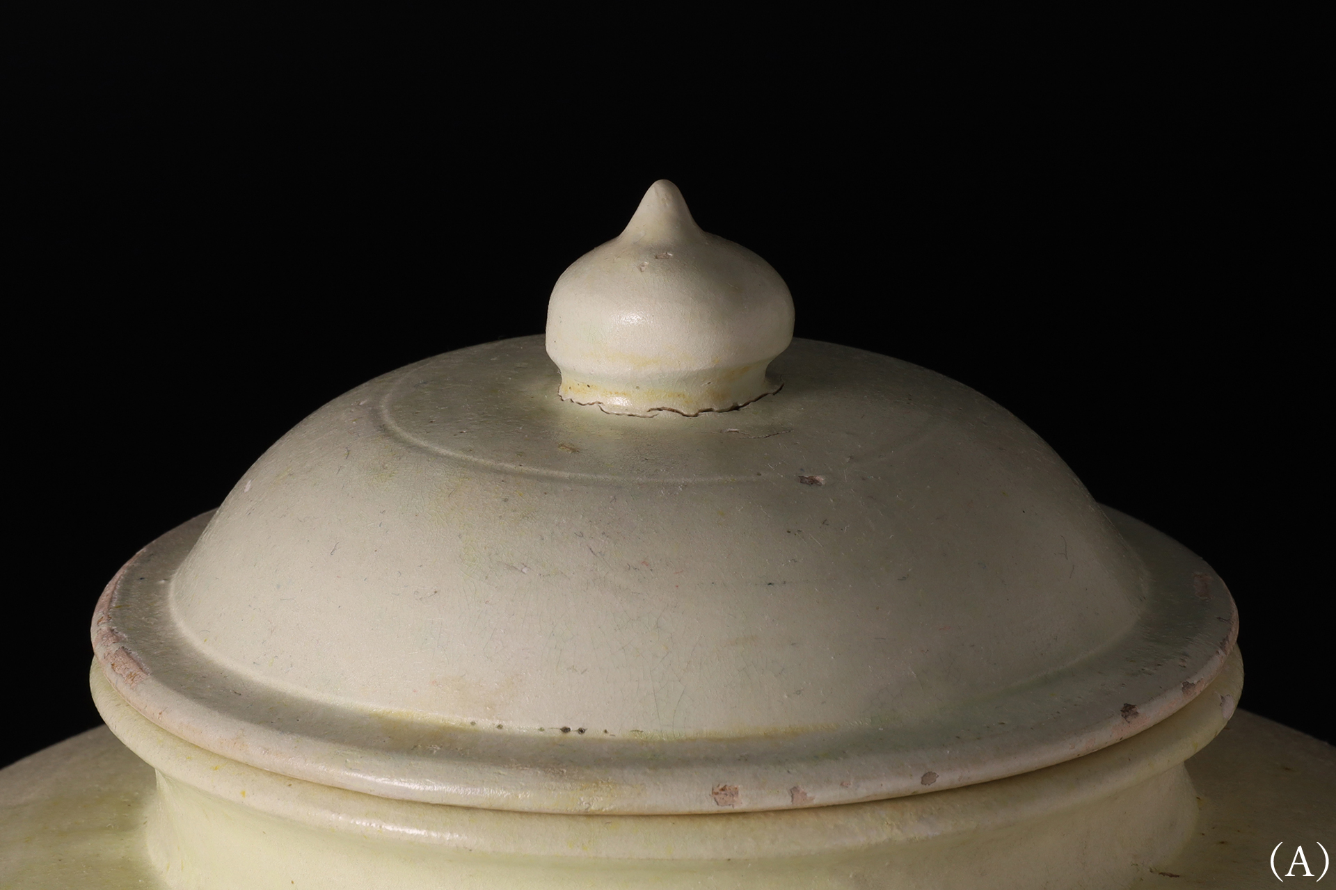 唐白磁万年壷（一対 / 唐時代 / 所載品）-6