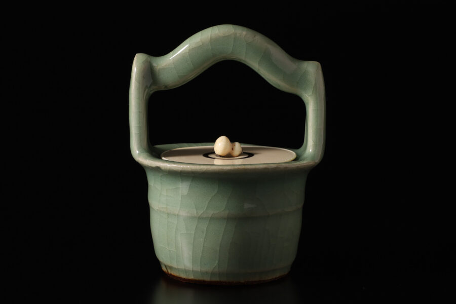 七官青磁手桶茶器（明時代）-1