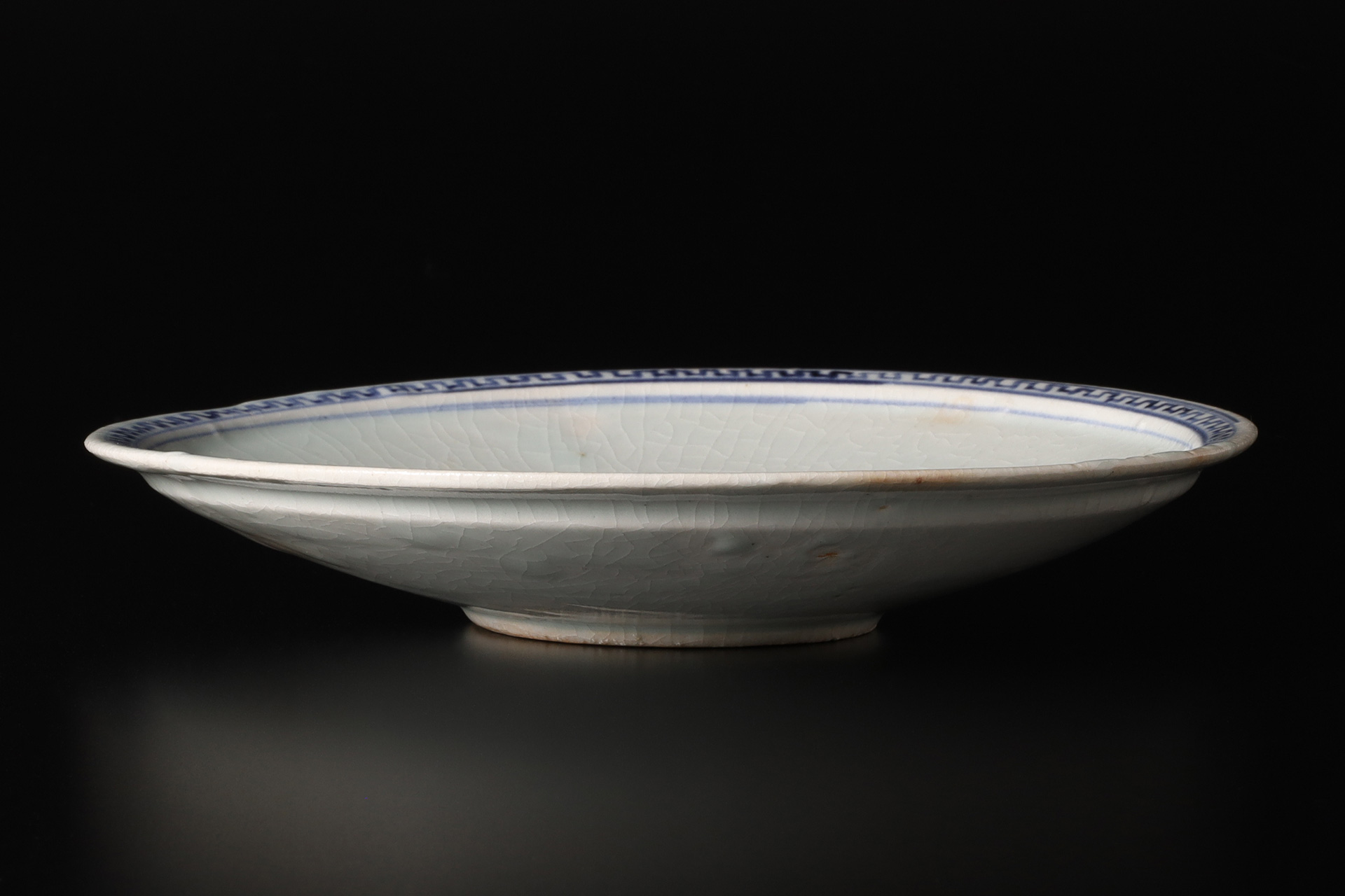 初期伊万里染付蕪文皿（江戸時代）-2