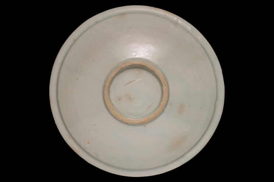 初期伊万里染付蕪文皿（江戸時代）-6