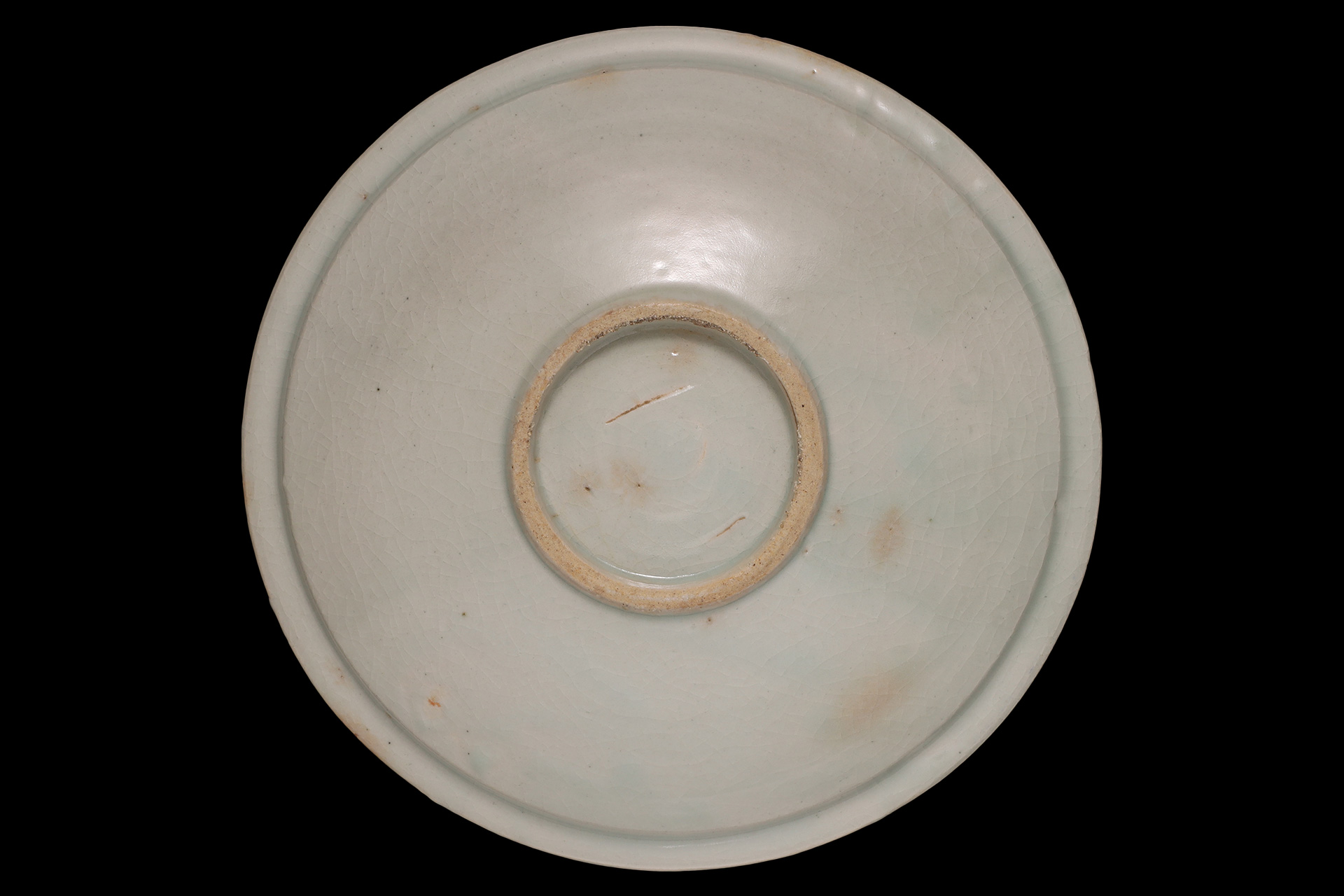 初期伊万里染付蕪文皿（江戸時代）-6